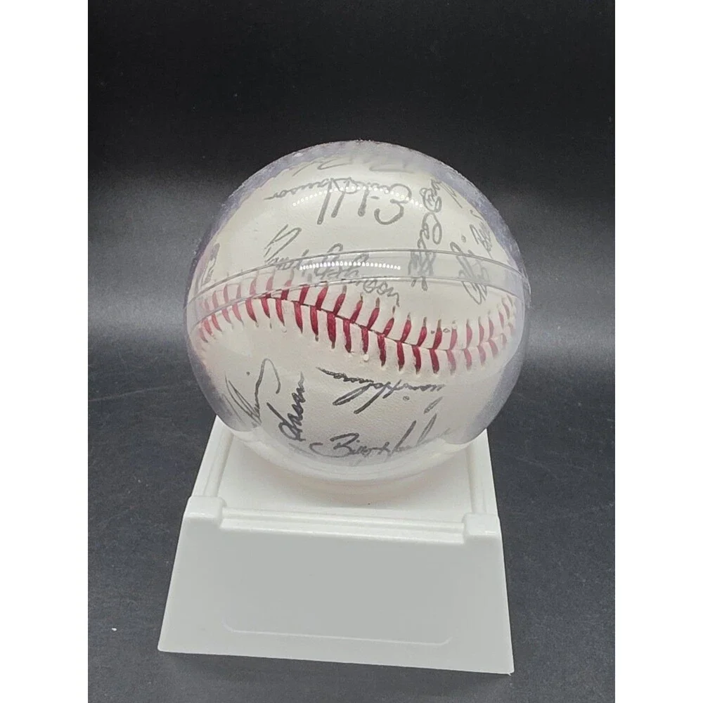 1992 FACSIMILE SIGNED SEATTLE MARINERS TEAM SIGNED BASEBALL KEN GRIFFEY JR NIB